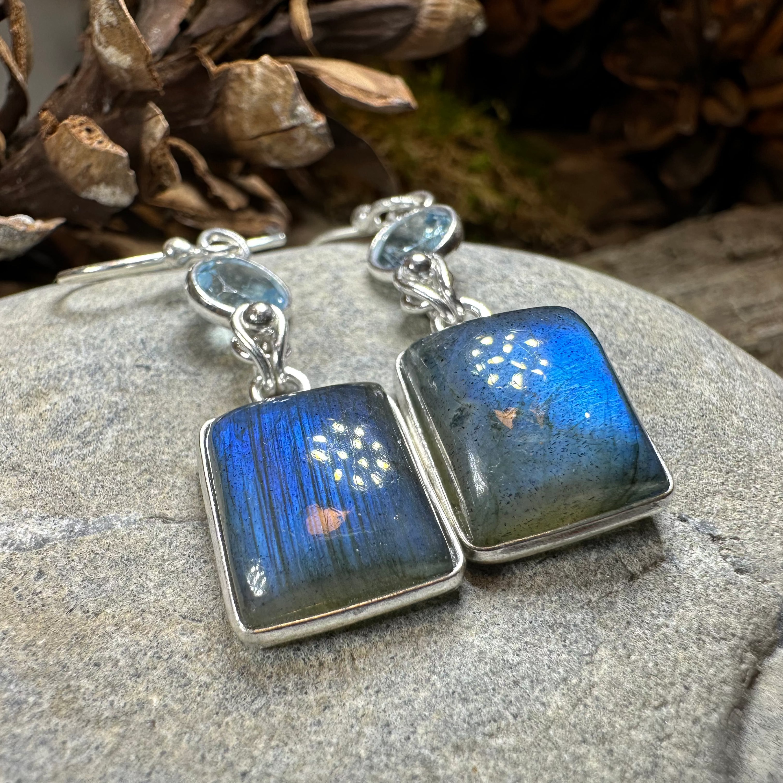 Celtic Waters Earrings - Handmade Sterling Silver Celtic Knot Dangle Earrings for Women | Perfect for Weddings, Parties & Everyday Wear