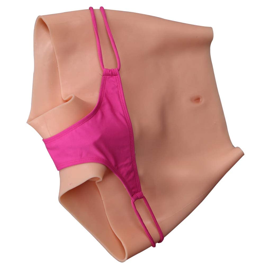 Yuewen Silicone Pants for Men & Women - Pee-Proof & Insertable for Crossdressing, Drag Queens, Transgender & Cosplay - Perfect for Stage Performances & Costume Parties
