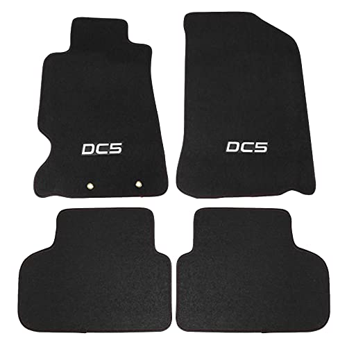 Black With DC5 Logo & Red Stitching