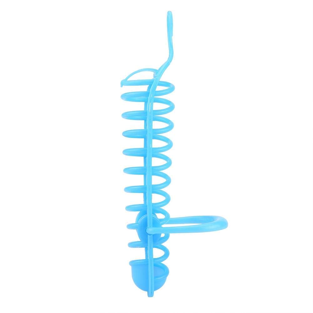 Fdit Plastic Parrot Feeder Basket - Durable Bird Food & Fruit Holder for Pet Parrots - Perfect for Feeding Fruits, Vegetables & Millet (Blue) - Ideal for Cage & Aviary Use