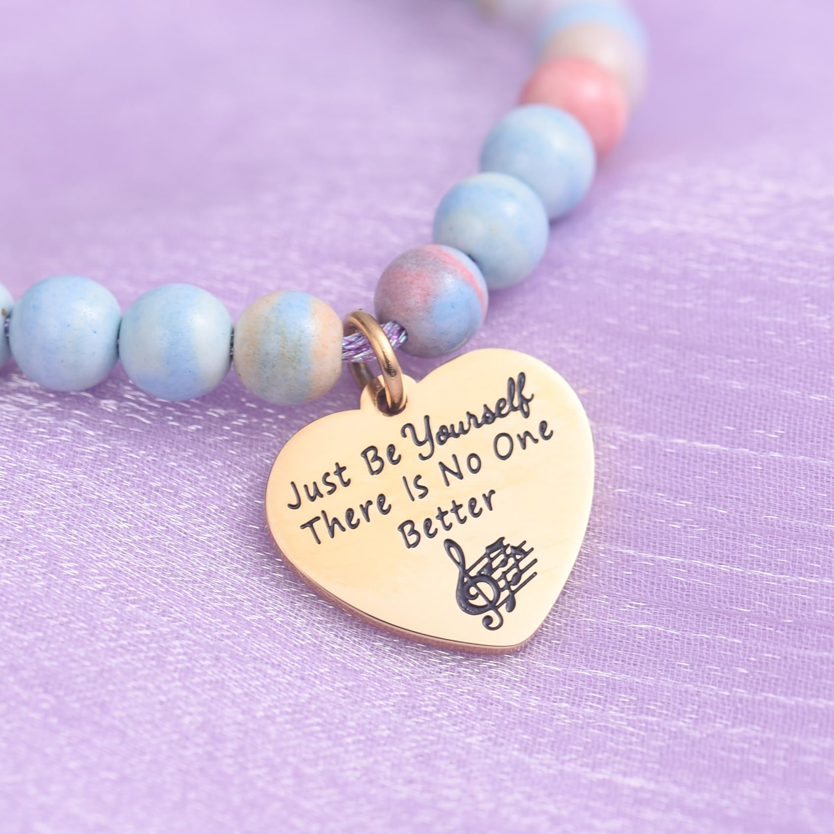 Taylor Swift Inspired Natural Stone Bracelet - Handmade Adjustable Beaded Bracelet for Women, Girls, Teens - Perfect Gift for Fans, Daughters, Friends - Great for Concerts, Birthdays, Everyday Wear