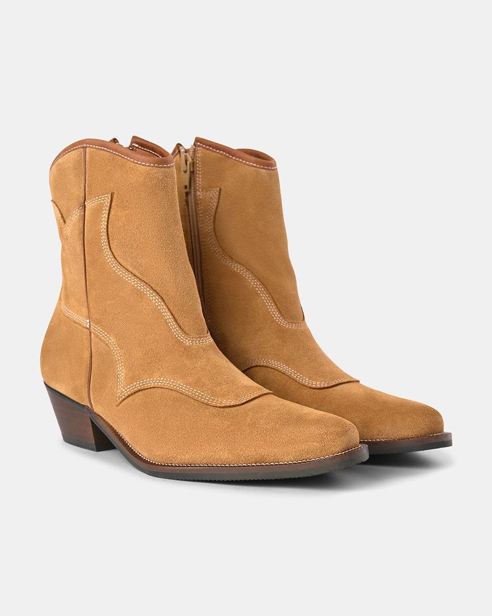 Arietta Women's Knee High Boots in Camel Brown - Stylish & Comfortable for Fall & Winter Fashion