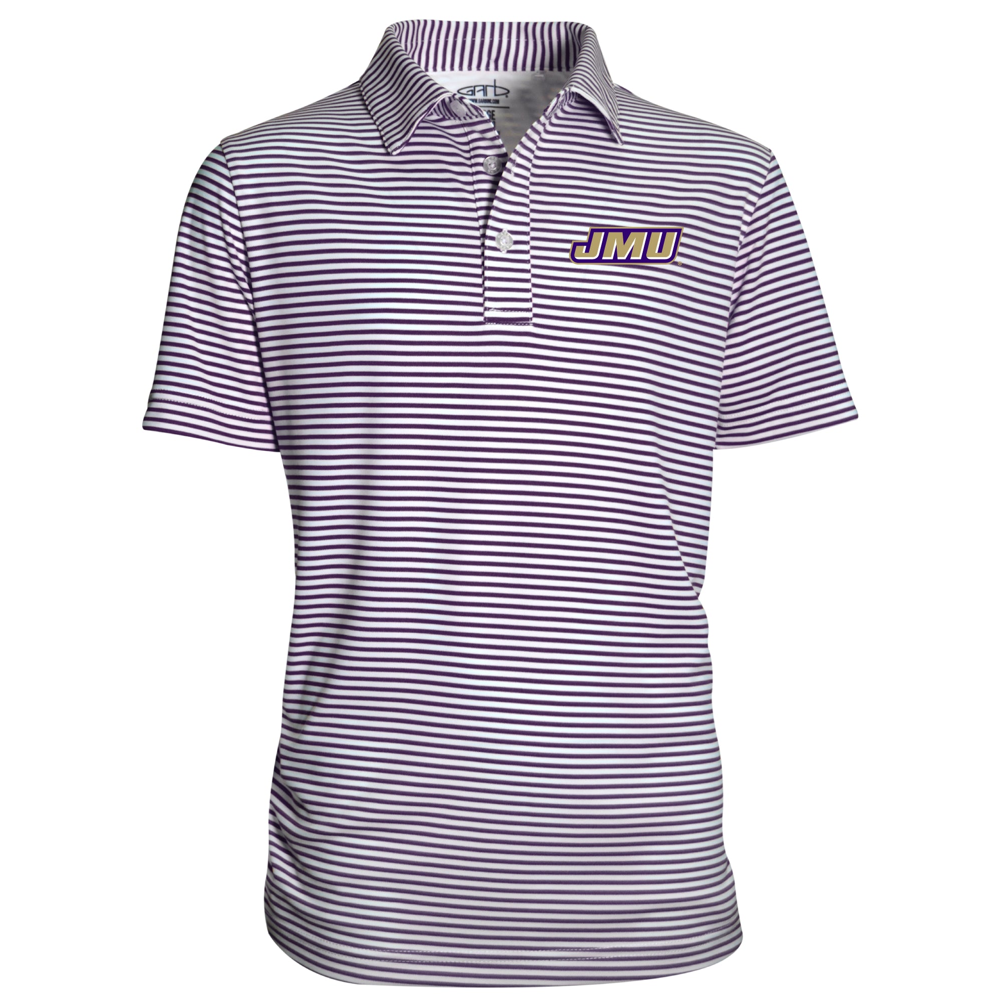 James Madison Dukes Youth Boys' Polo Shirt - Comfortable & Stylish Team Spirit Wear for School, Sports & Casual Outings