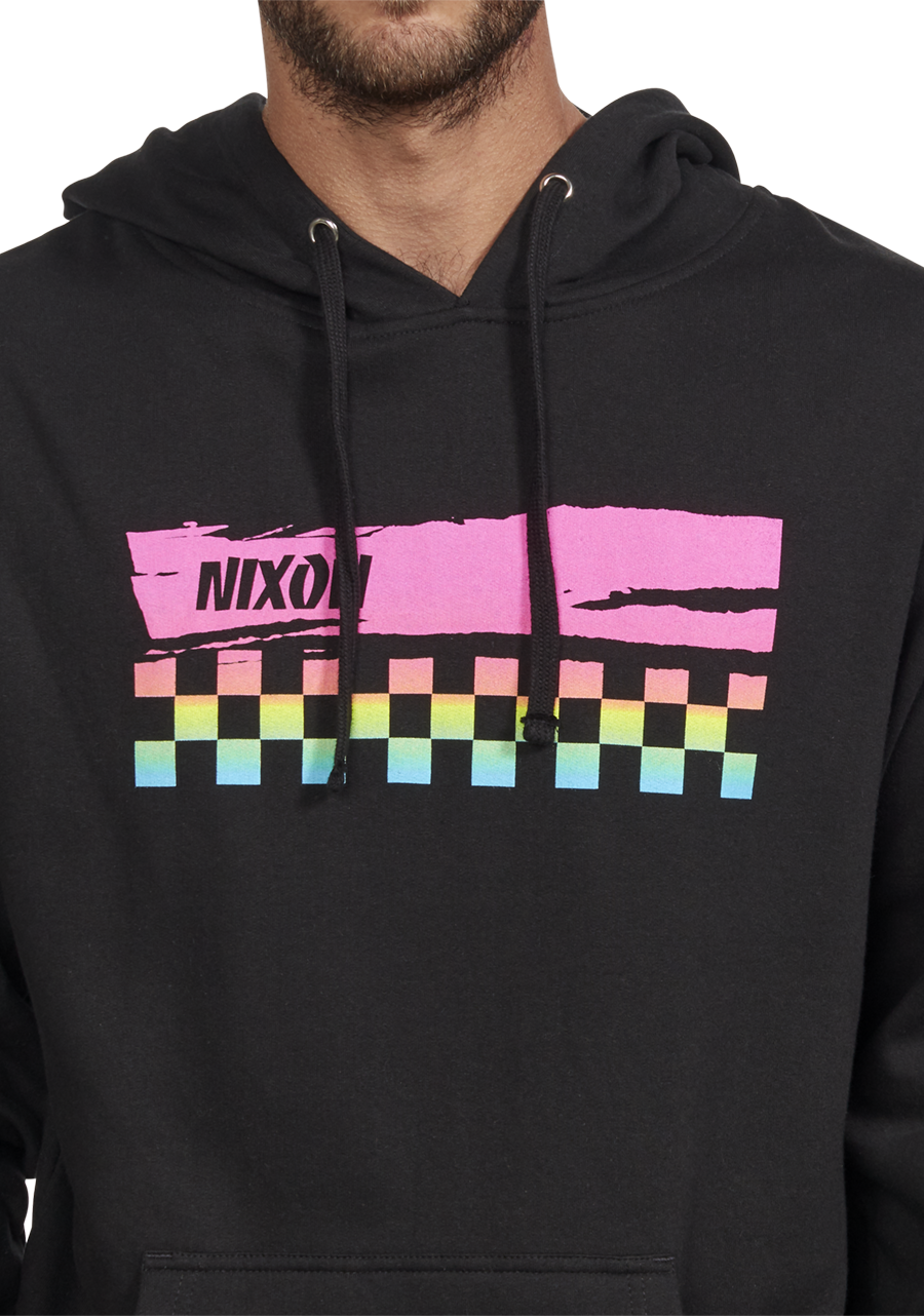 Circuit Hoodie - Black & Multi Color Pullover for Men & Women | Casual Streetwear, Gym & Outdoor Activities