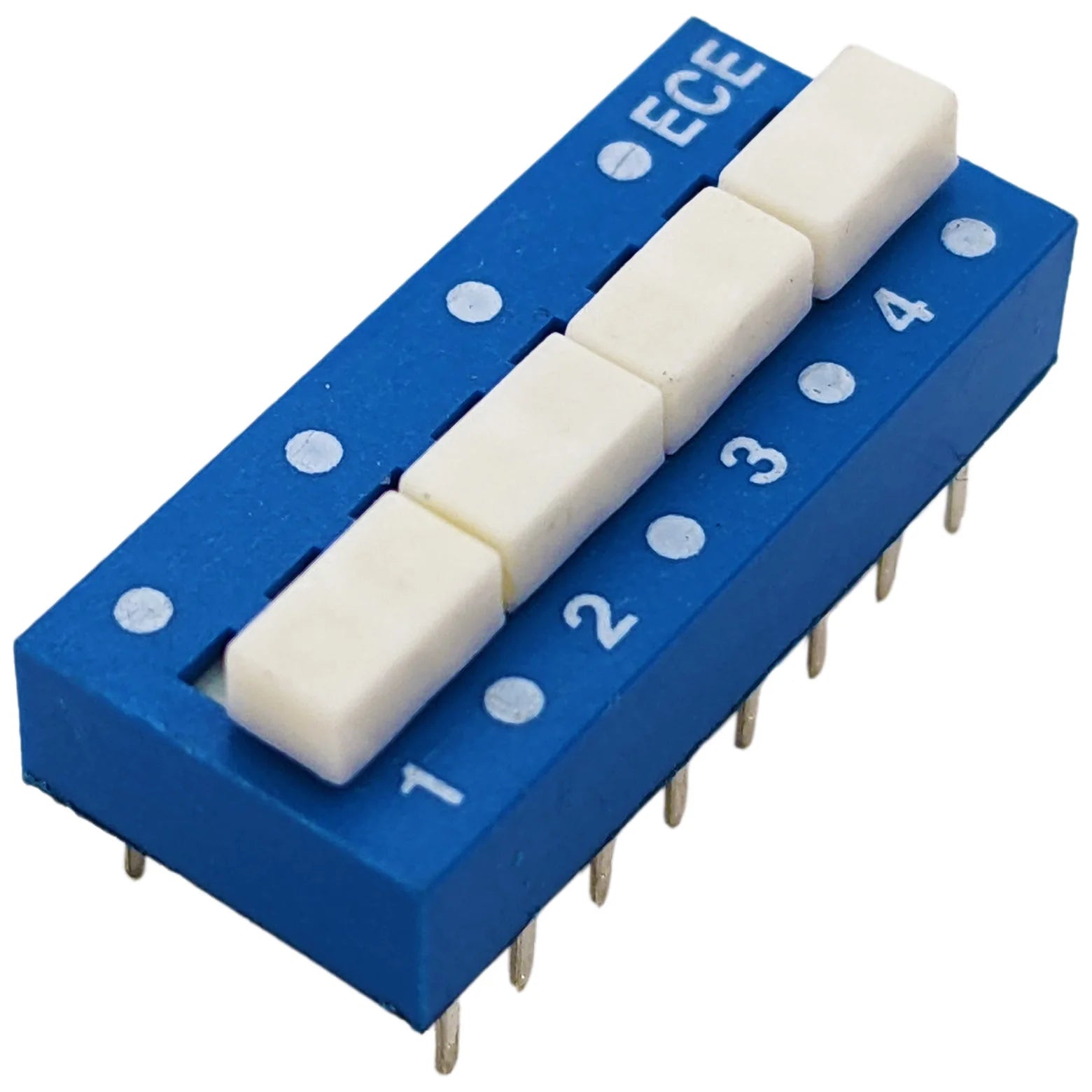 4 Position DIP Switch 16 Pin SPDT (0.85