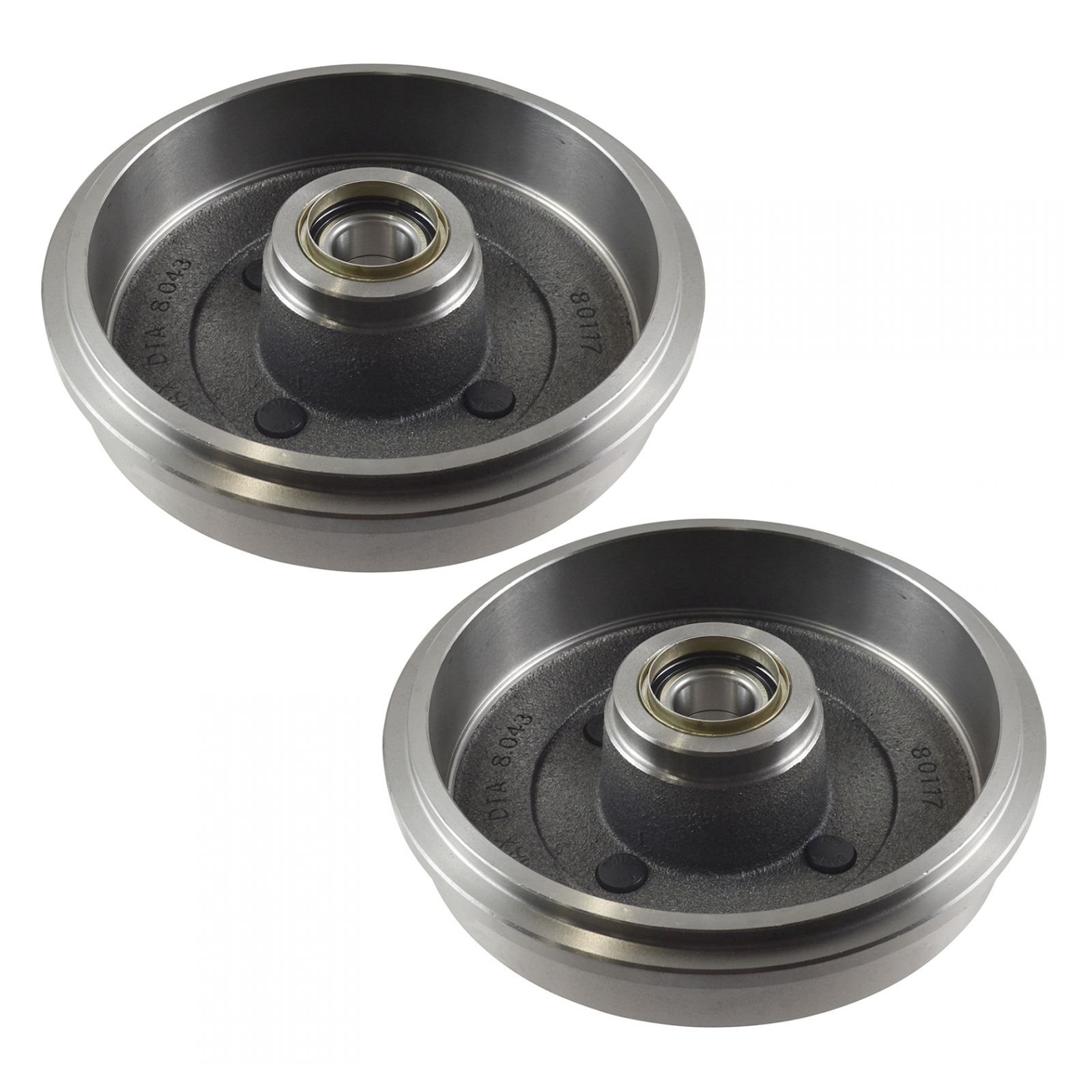 Rear Brake Drum & Shoe Kit for 2000-2008 Ford Focus - Perfect for Brake System Replacement & Maintenance | Safe Stopping Power for Daily Commute & City Driving
