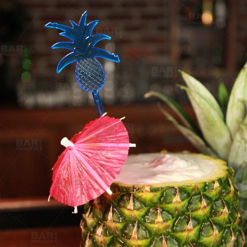 BarConic® Stainless Steel Pineapple Drink Stirrer - 12-Pack Cocktail Mixers for Martinis, Mojitos & Tropical Drinks - Perfect for Home Bars, Parties & Summer Gatherings