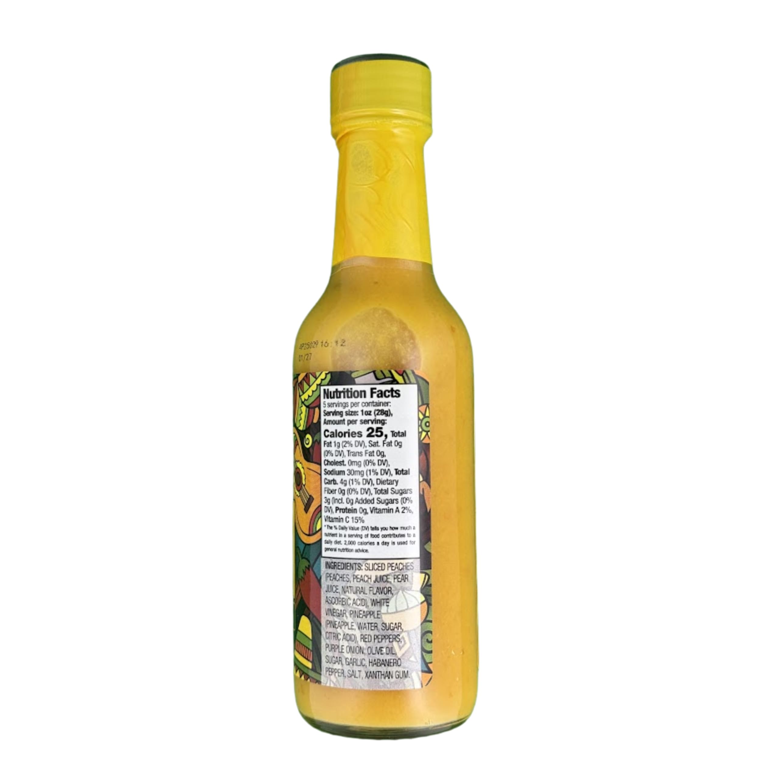 Buc-ee's Peach Habanero Hot Sauce - Spicy & Sweet Gourmet Hot Sauce for Tacos, Wings & BBQ - Perfect for Gifts & Home Cooking