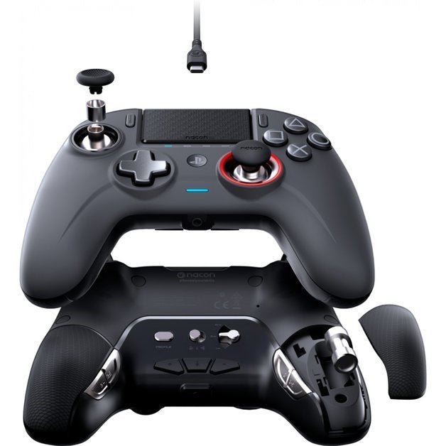 Nacon Revolution Pro Unlimited Wireless Gaming Controller for PS4 & PC - Ergonomic Design, Customizable Buttons, Long Battery Life - Perfect for Competitive Gaming & Casual Play