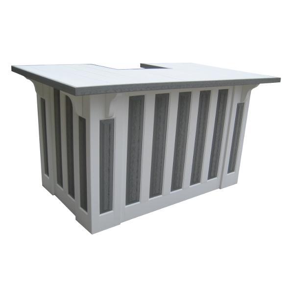 Heritage 6 Ft. Bar Set - Premium Wooden Counter Height Table with 2 Stools for Kitchen, Dining Room, or Outdoor Patio - Perfect for Entertaining and Small Space Living