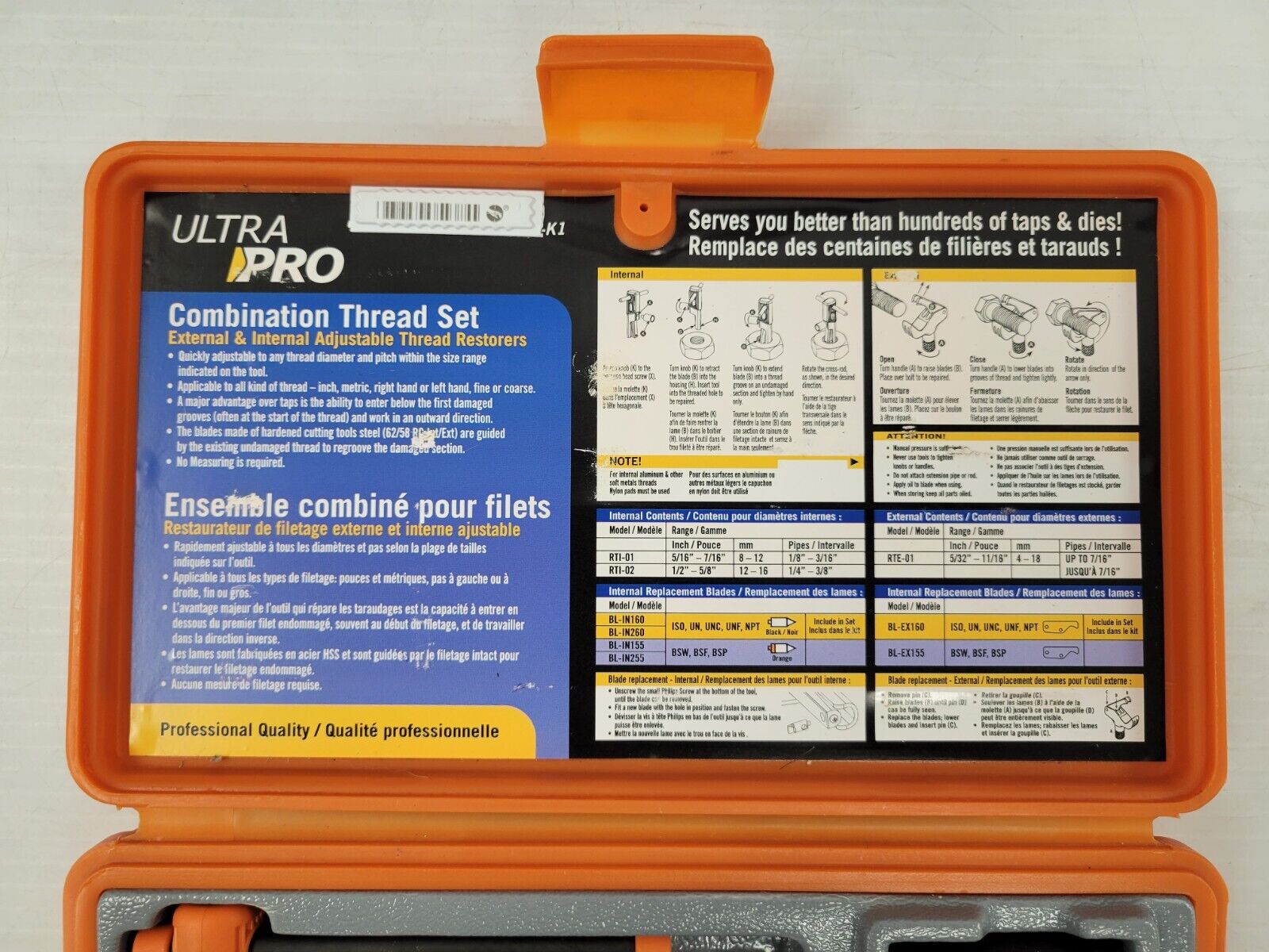 Ultra Pro RTC K1 Combination Thread Set - Premium Sewing Kit for DIY, Crafts & Clothing Repair - Perfect for Home, Office & Travel Use