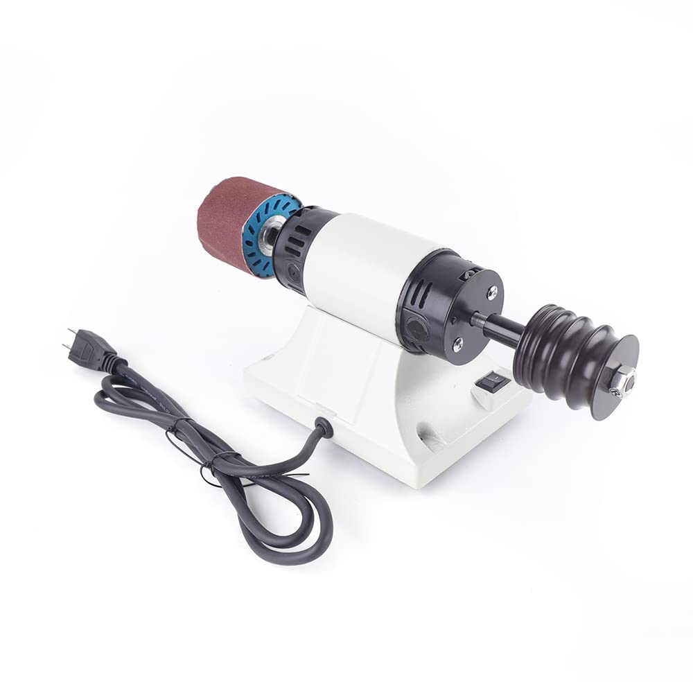 Professional 110V Leather Edge Burnishing & Polishing Machine for Vegetable Tanned Leather - Perfect for Belts, Wallets & DIY Leather Craft Projects