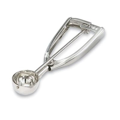 Vollrath 0.5 oz #70 Stainless Steel Squeeze Disher - Perfect for Cookie Dough, Ice Cream Scooping & Portion Control in Bakeries & Restaurants