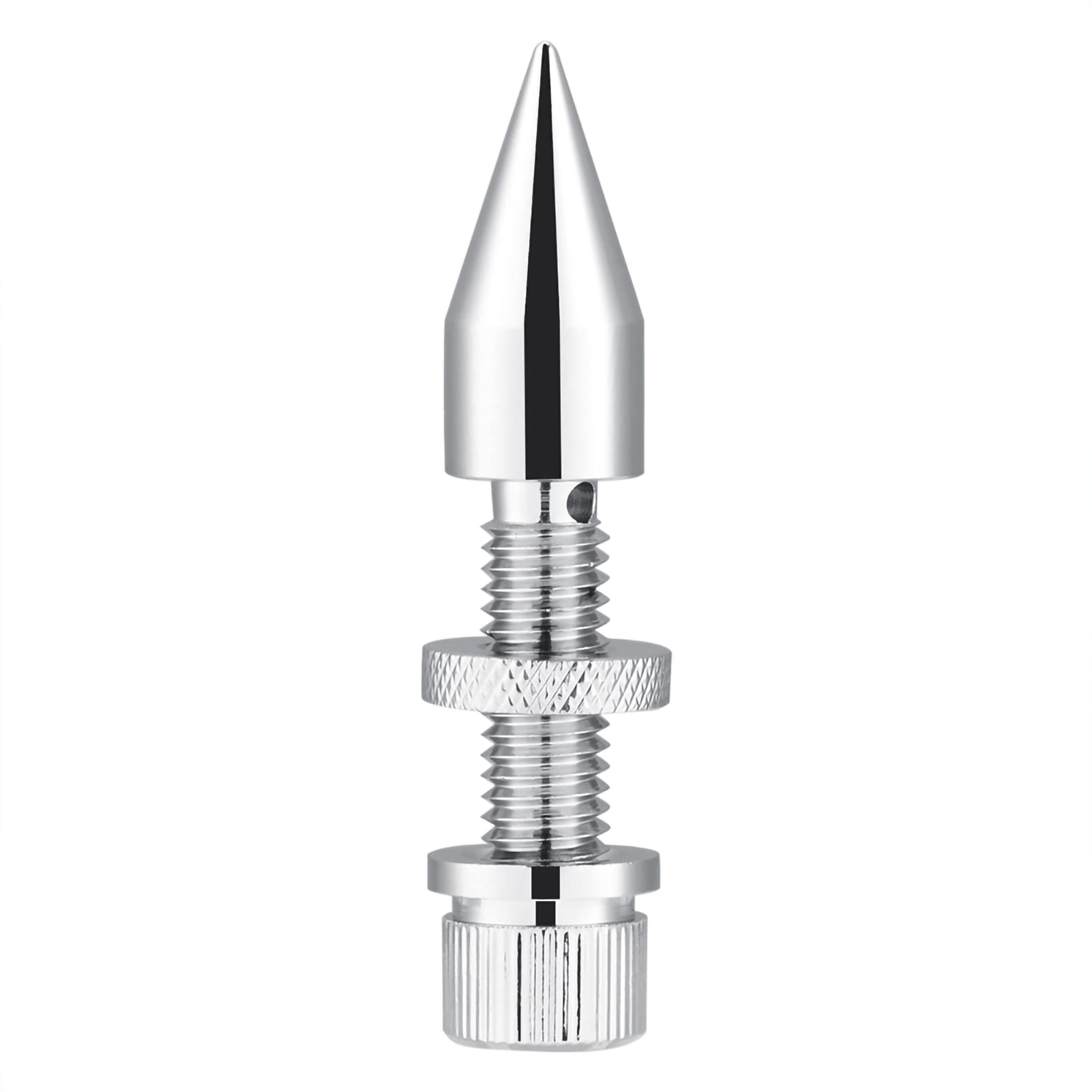 4 Pack Adjustable Speaker Isolation Spikes - Shockproof Cone Base Pads for HiFi Speakers, Amplifiers & Turntables - Protect Floors & Enhance Audio Quality - Perfect for Home Theater & Music Studio Setup