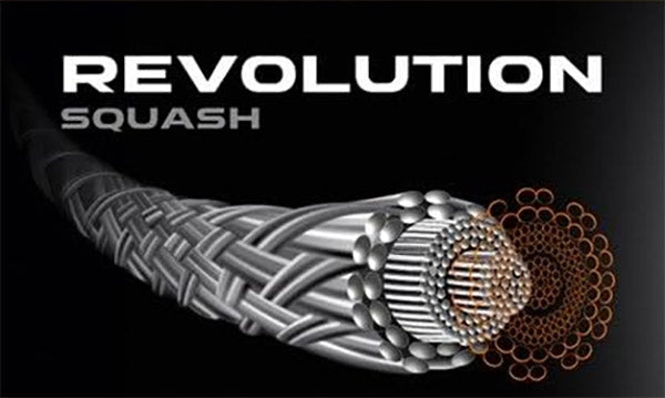 Head Revolution 17 Squash String Mini Reel (Yellow) | High-Performance Squash Racket Strings | Perfect for Competitive Play & Training Sessions