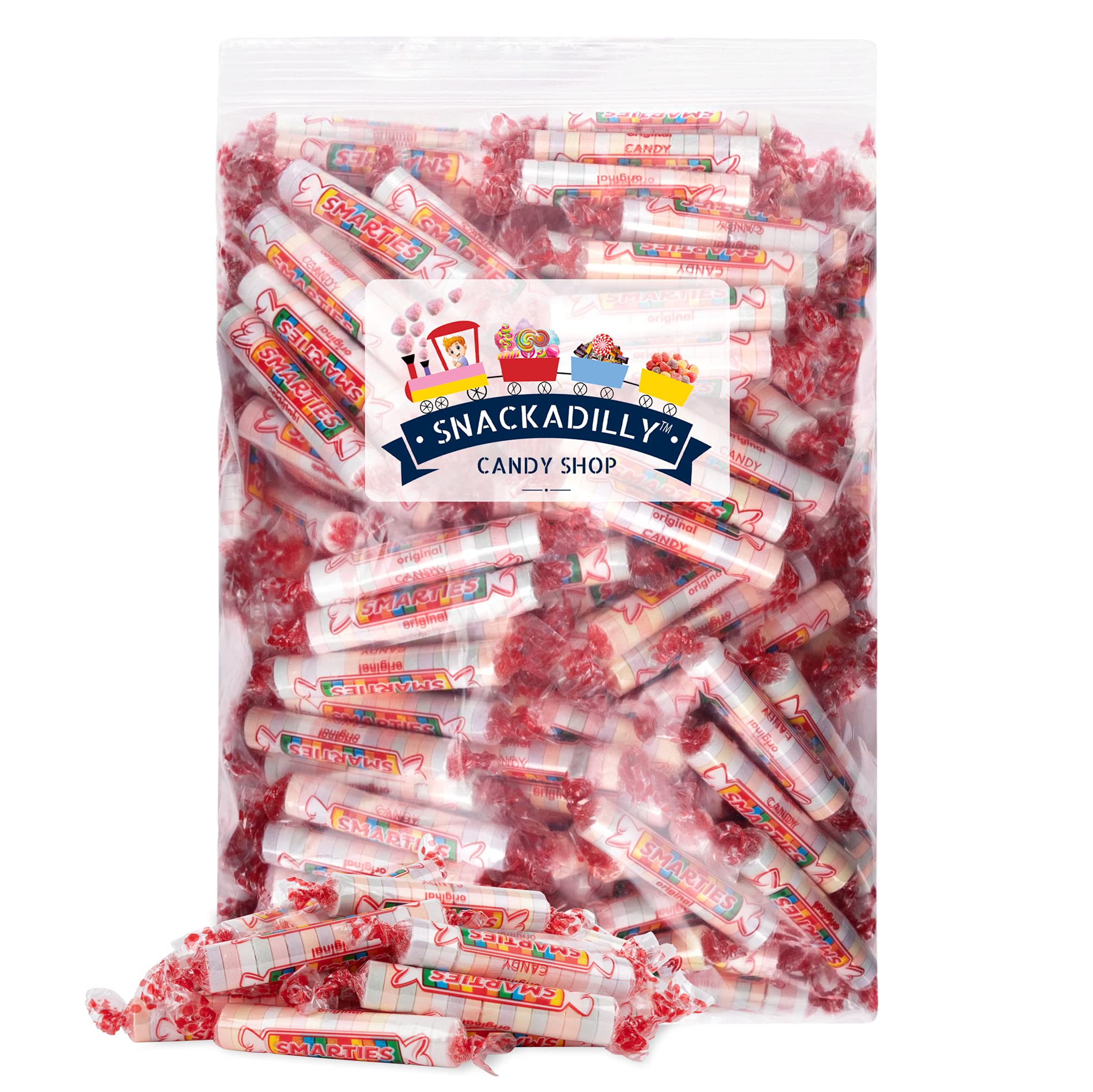 Smarti's Bulk 3.5 Pounds Original Fruit Flavored Candy Rolls - Assorted Variety Pack by Snackadilly | Perfect for Party Favors, Office Snacks & Halloween Treats