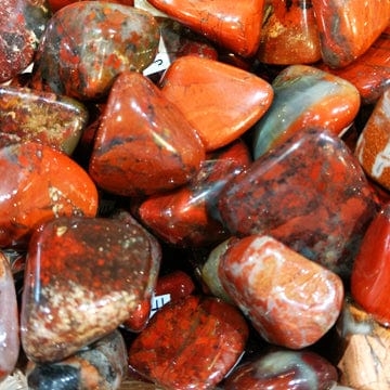 Brecciated Jasper Tumbled Pocket Stone - Natural Healing Crystal for Stress Relief & Meditation | Perfect for Reiki, Chakra Balancing & Anxiety Relief
