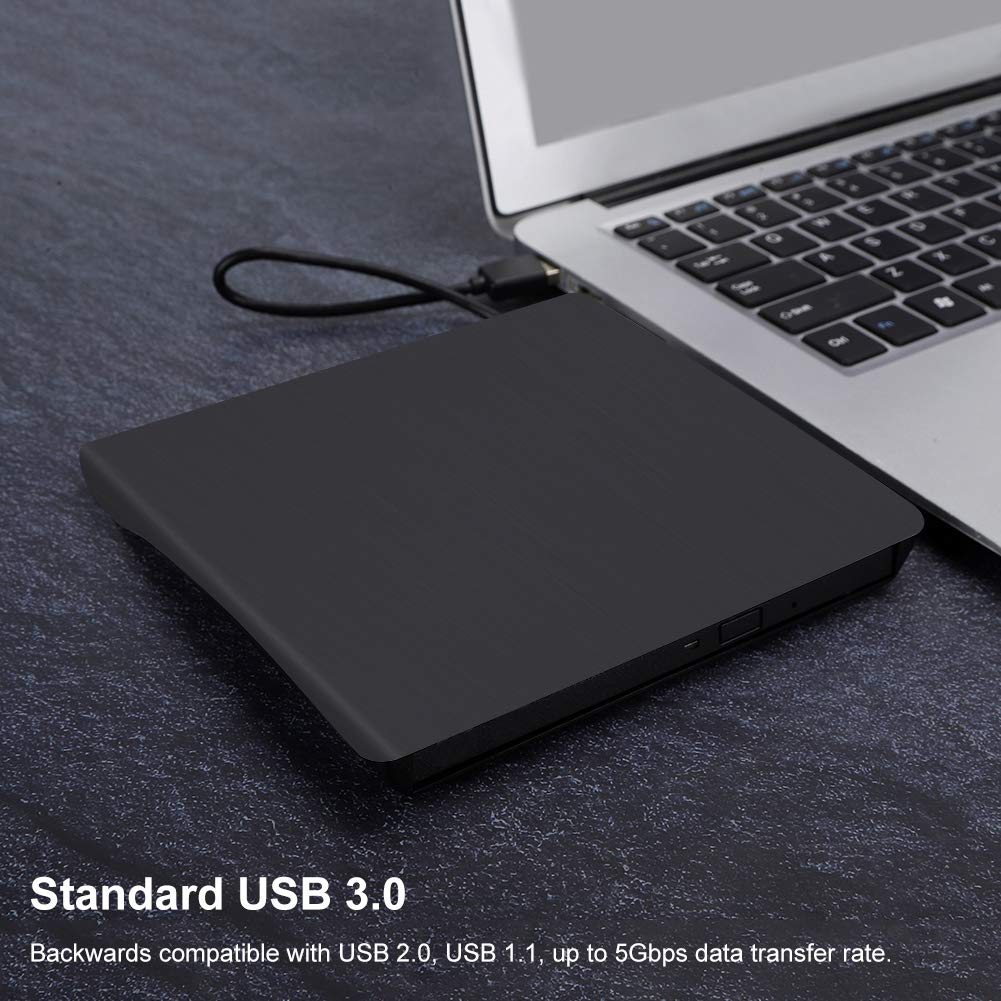 Yoidesu USB 3.0 External CD Drive Enclosure - Ultra Slim Portable ODD/HDD Switch Box Case for Laptop & Desktop, Compatible with Hard Drive & Optical Disc Writer | Perfect for Data Backup, Media Storage & Disc Burning