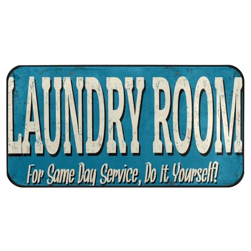 Laundry Room Blue Background