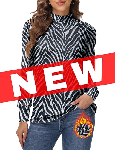 Mockneck - Zebra Pattern