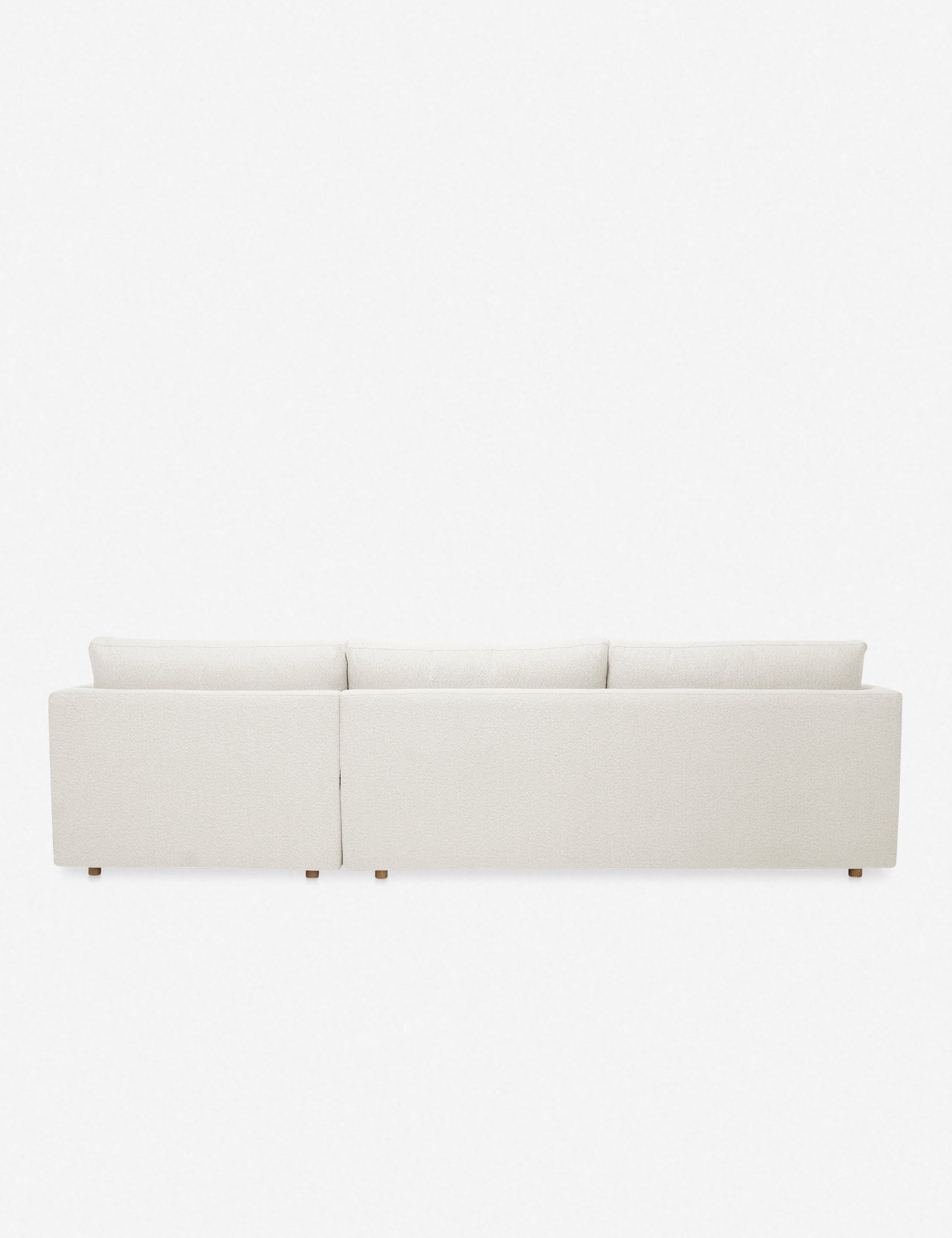 Modern Fairfield Sectional Sofa - Comfortable L-Shaped Couch with Reversible Chaise for Living Room, Family Room & Home Theater - Soft Fabric Upholstery & Sturdy Wood Frame