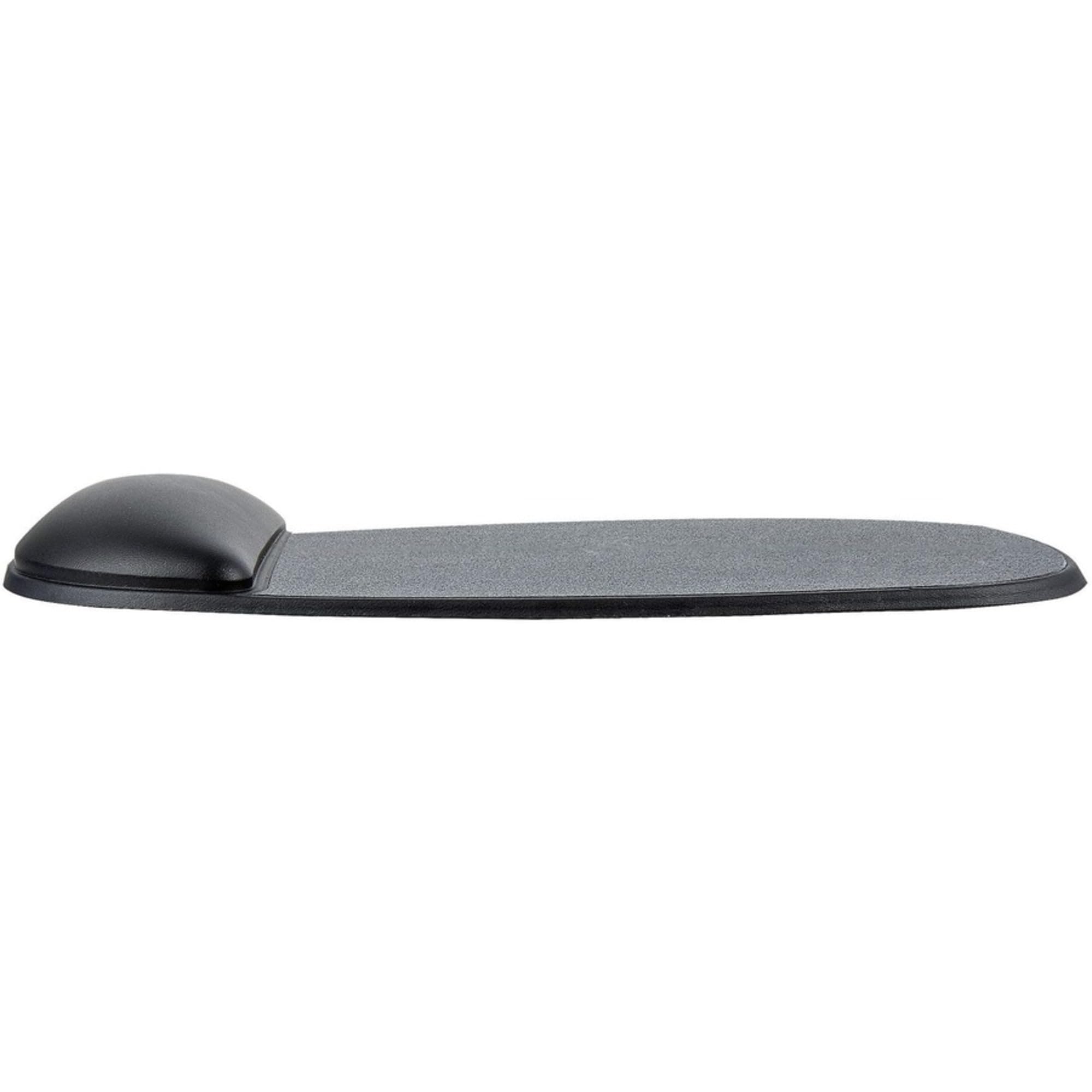 Ergonomic Mouse Pad with Wrist Support & Non-Slip PU Base - 6.7x7.1x0.8in Cushioned Gel Desk Pad for Comfortable Computing - Perfect for Office Work, Gaming, and Long Computer Sessions (B-Ergo-Mouse-PAD)