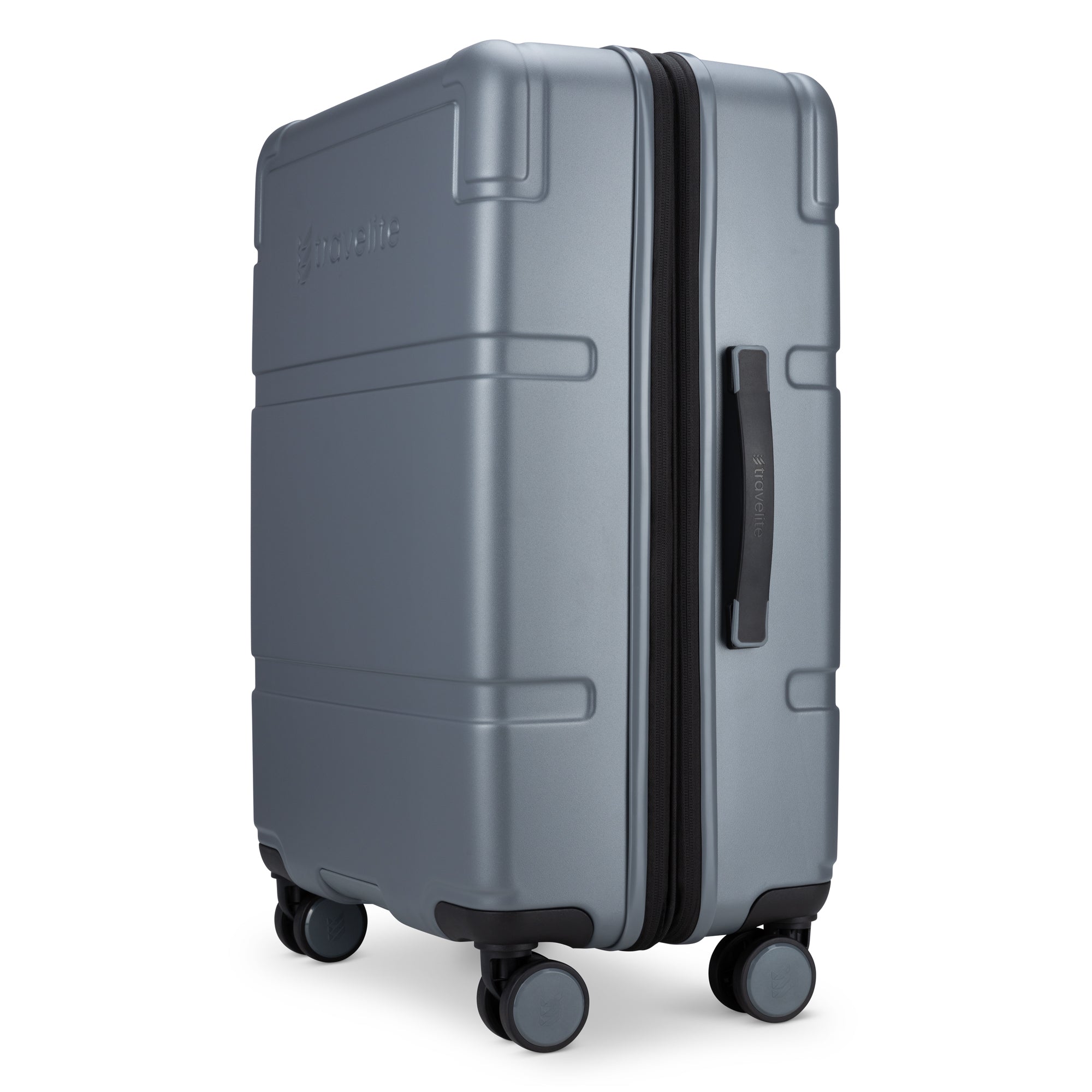 Travelite Itinerary Polycarbonate Expandable Spinner Medium Luggage - Lightweight Durable Suitcase for Business Travel & Vacations