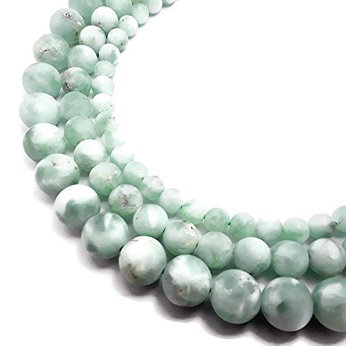 JM Design Green Moonstone Matte Round 8mm 15.5