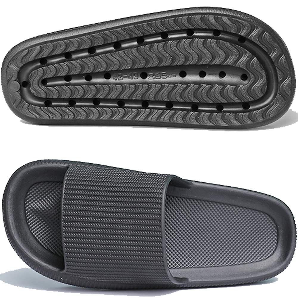 Cloud Slippers for Women and Men - Ultra Soft Pillow Slippers with Non-Slip Sole | Shower Slides & Bathroom Sandals | Thick Cushioned Comfort for Home, Spa, and Relaxation
