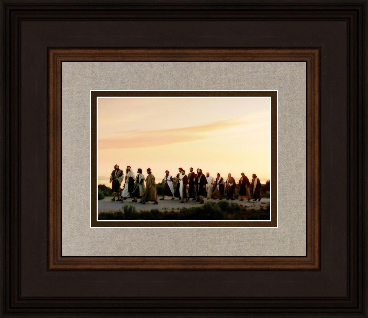 Follow Him - Christian Bible Verse Wall Art for Home & Church Decor - Perfect for Living Room, Bedroom, and Sunday School Inspirational Decorations