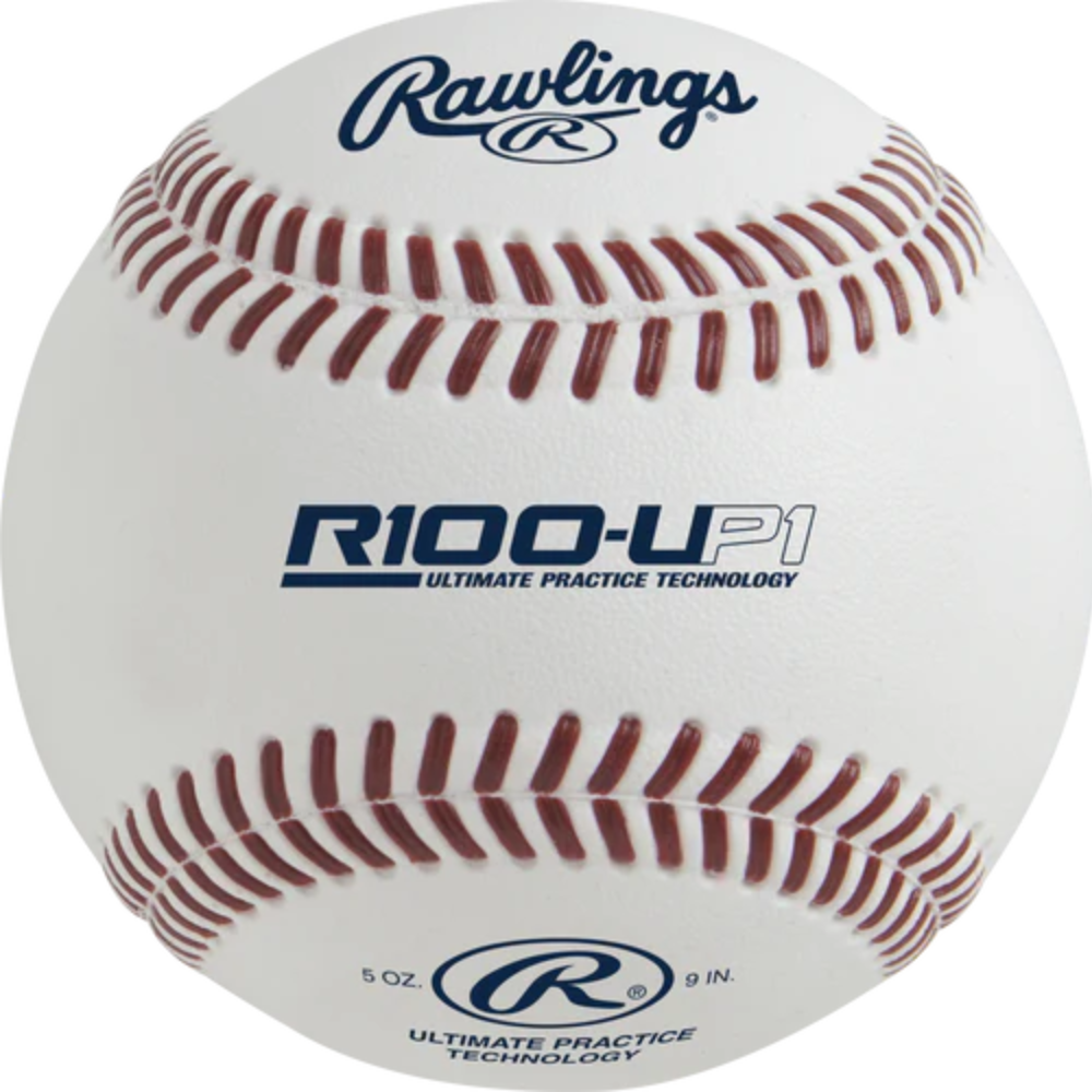 Rawlings R100 UP1 Practice Baseballs - 12 Pack for Training, Pitching & Batting Drills | Perfect for Baseball Practice, Softball Training & Youth Leagues