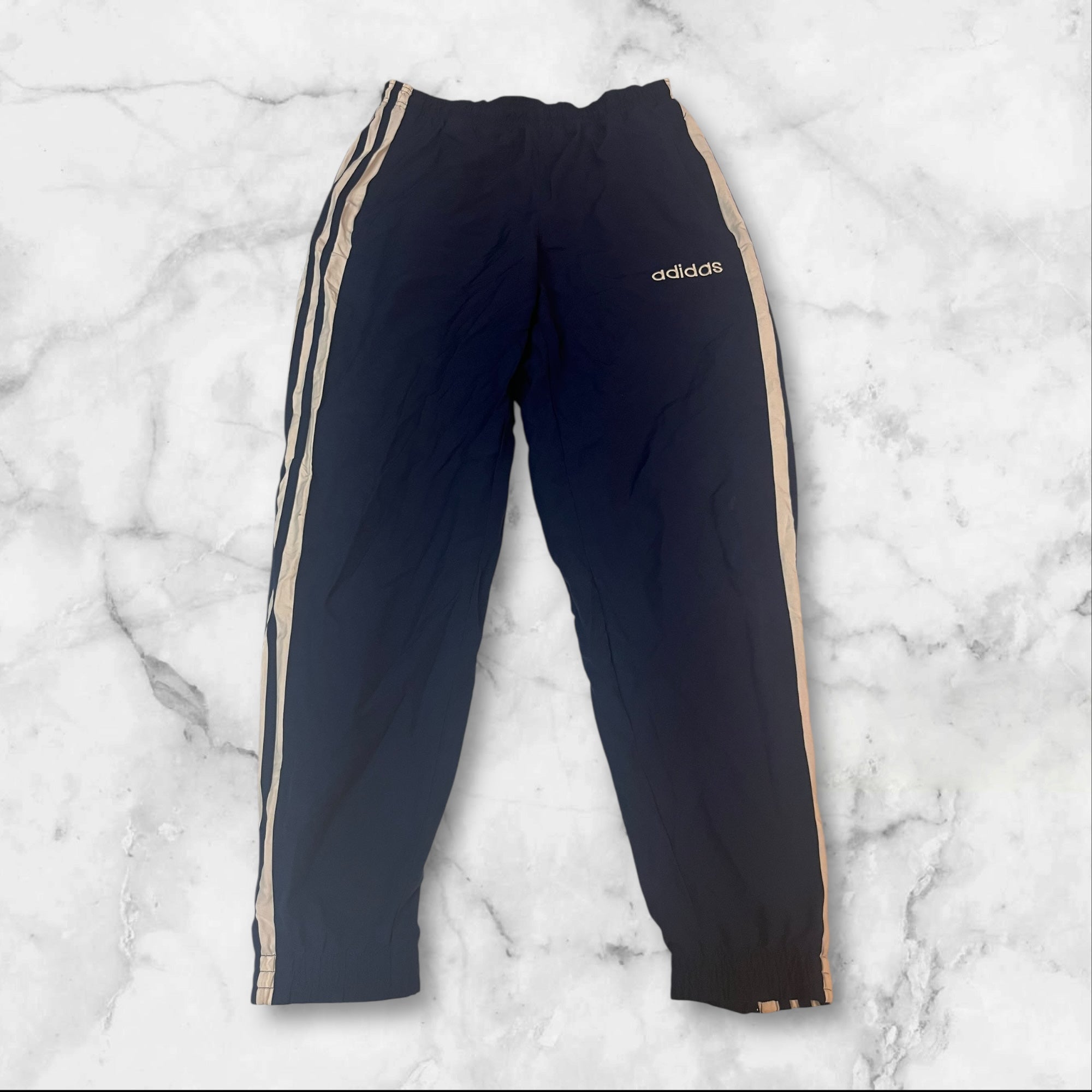 Vintage Adidas Trackpants S 2293 - Retro Athletic Joggers for Men & Women - Perfect for Casual Wear, Gym, and Street Style Fashion