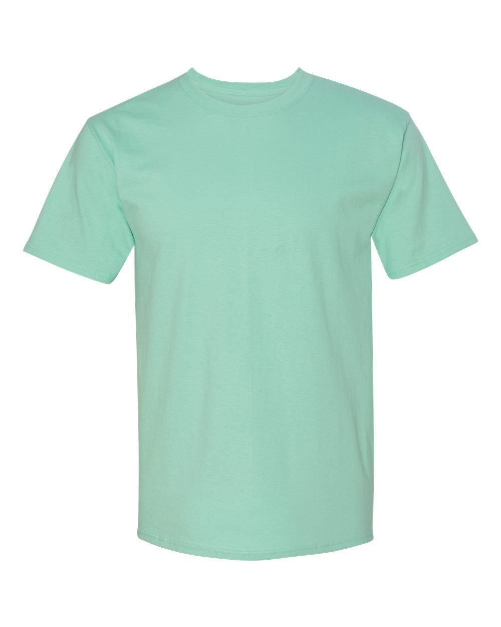 Hanes Tagless ComfortSoft T-Shirt for Men - Soft Breathable Cotton, Clean Mint Green, 3XL - Perfect for Casual Wear, Gym & Lounge