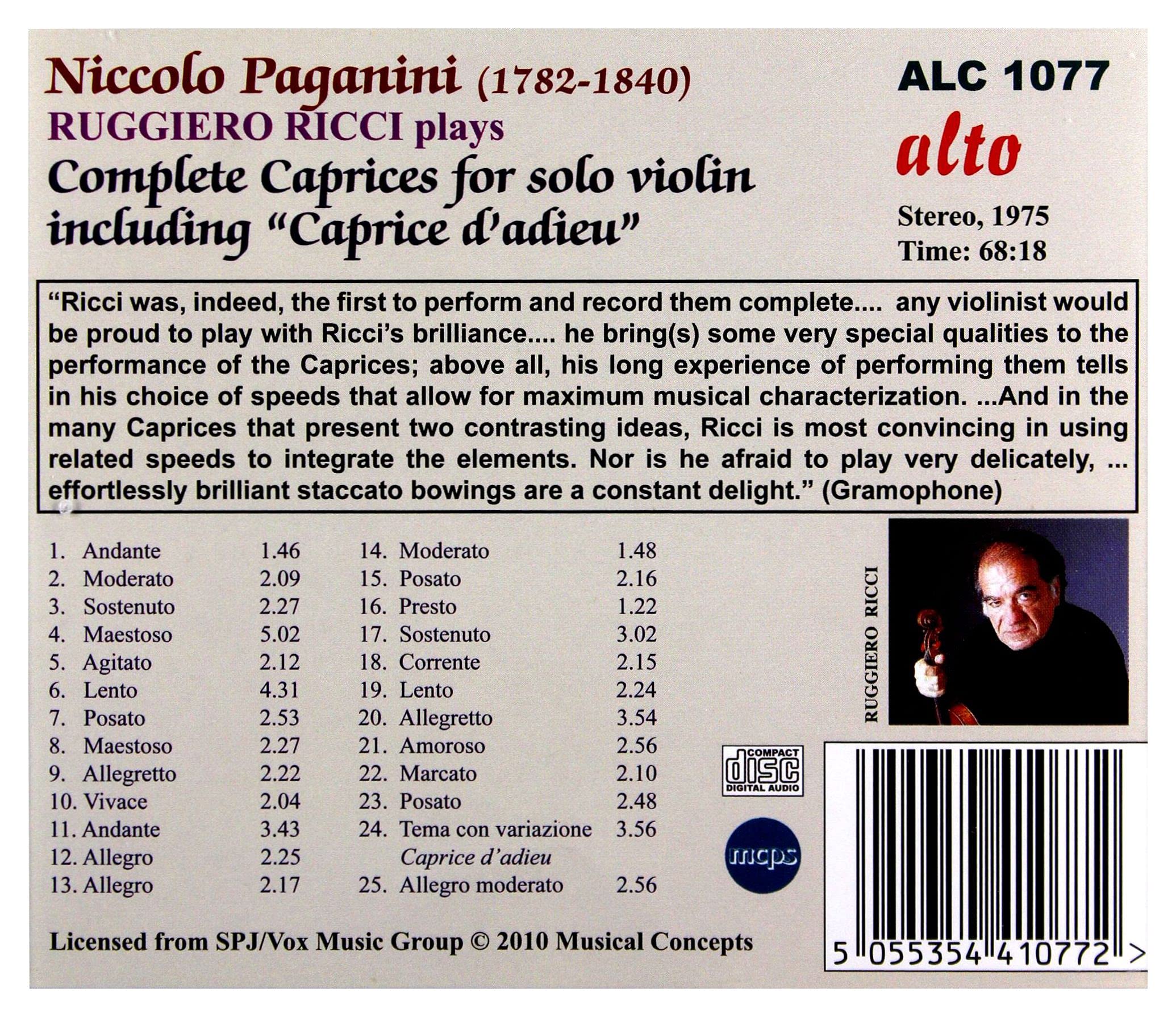 Complete Caprices for Solo Violin - Premium Sheet Music for Violinists | Perfect for Practice, Performances & Music Lessons