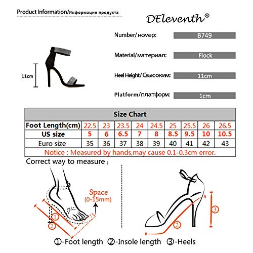 Sparkling Crystal High Heel Sandals for Women - Elegant Apricot & Black Diamond Design - Perfect for Weddings, Parties & Special Occasions