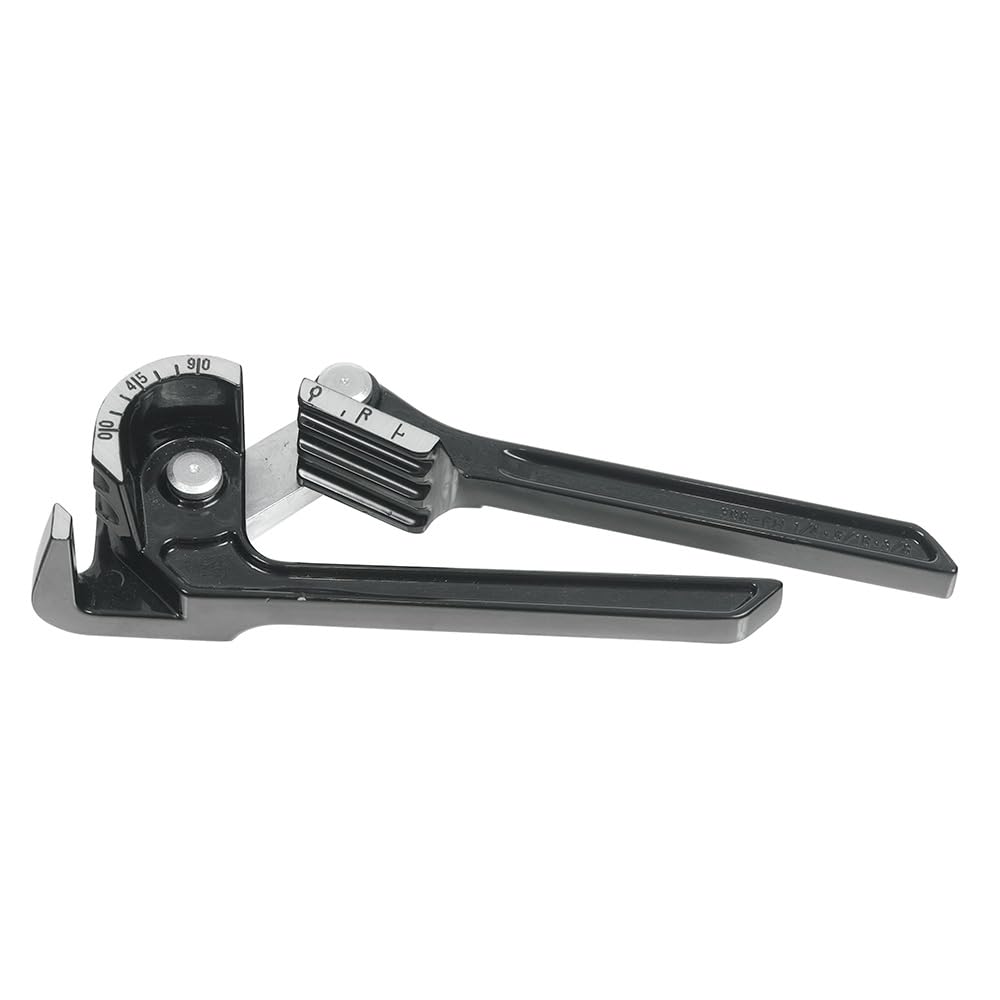 Klein Tools 89030 Professional 4-in-1 Tube Bender for HVAC, Plumbing & Electrical Work - Heavy Duty Conduit Bending Tool for EMT, Rigid & IMC Pipe