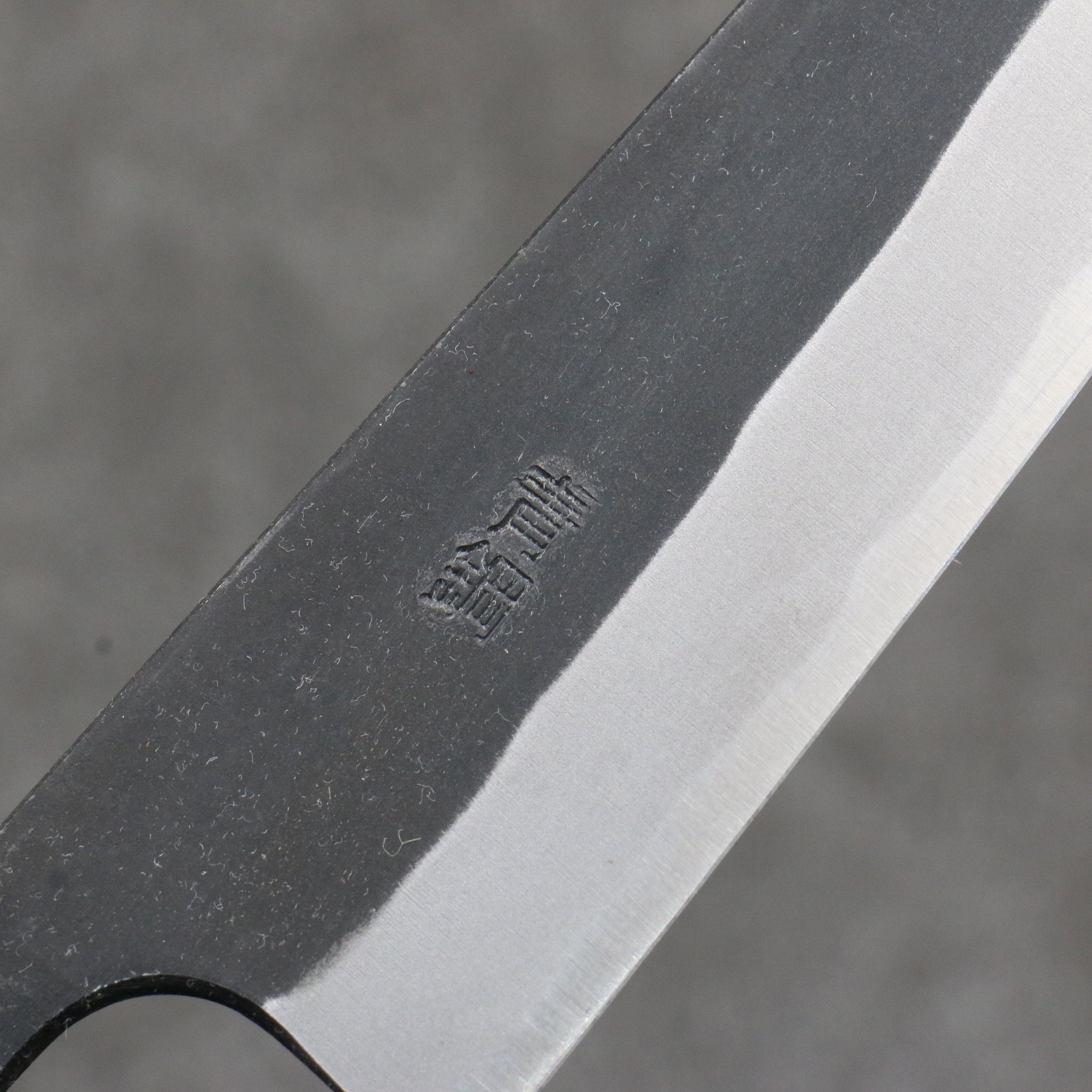 Nao Yamamoto Blue Steel Kurouchi Petty Utility Knife 150mm with Walnut Handle - Perfect for Slicing, Peeling & Precision Kitchen Tasks