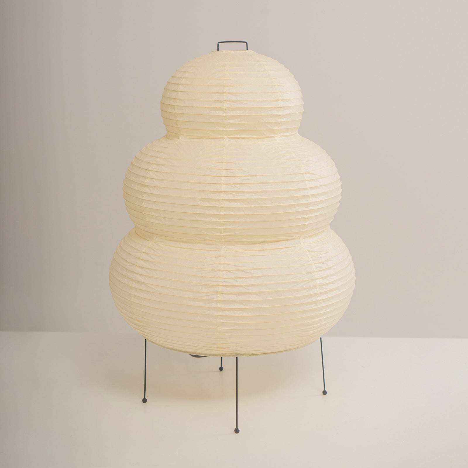 Japanese Akari Paper Table Lamp - Handmade Shoji Style Lighting for Bedroom, Living Room & Office - Warm Ambient Light for Relaxation & Decor