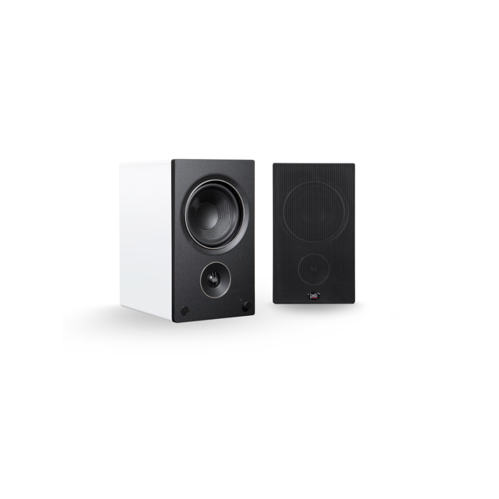 Alpha AM5 Powered Bookshelf Speakers (Pair) - High-Fidelity Stereo Sound for Home Audio, Gaming & Music | Compact Desktop & Shelf Speakers for PC, TV & Vinyl Setup