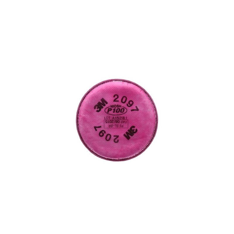 3M P100 Particulate Filter 2097 - NIOSH Certified for Dust, Mold & Lead Protection - Ideal for Woodworking, Construction & DIY Projects