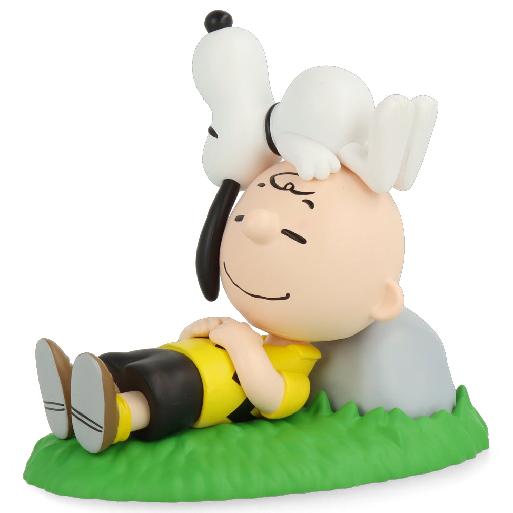 Peanuts Series 13 Napping Charlie Brown & Snoopy Collectible Figurine - UDF Vinyl Statue for Home Decor, Office Display, and Gift for Peanuts Fans