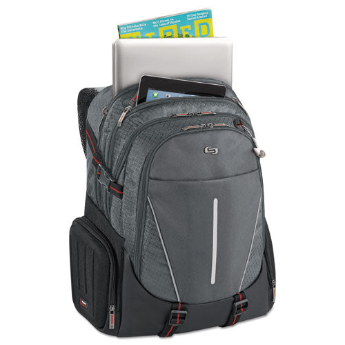 Durable 17.3 Inch Laptop Backpack with Padded Compartment - Water-Resistant Travel & Work Backpack for Men & Women - Fits Laptops up to 17.3 Inches (12.5 x 18.6 x 9 Inches) - Perfect for Office, School & Business Travel
