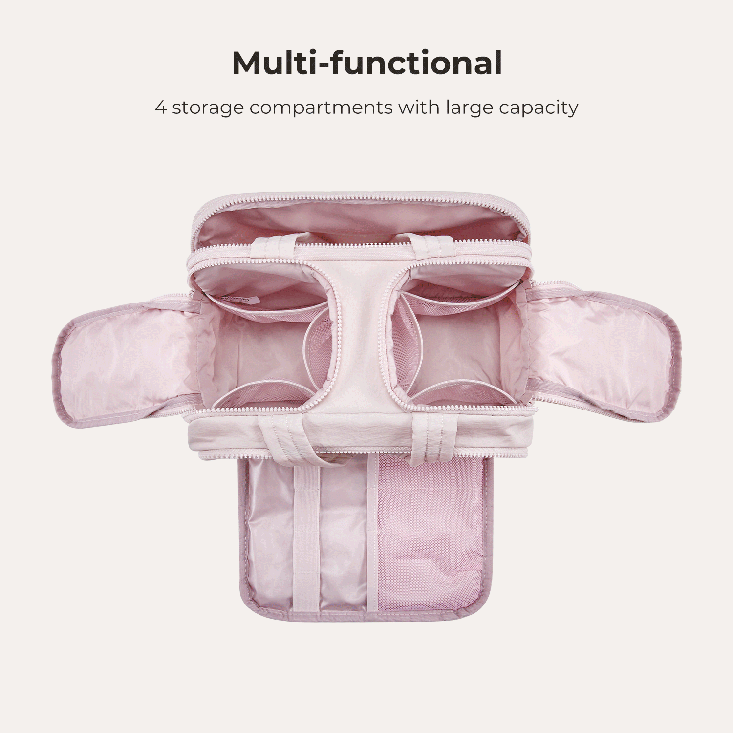 Premium Hanging Toiletry Bag for Travel - Waterproof Cosmetic Organizer with Multiple Pockets - Perfect for Camping, Gym, and Business Trips