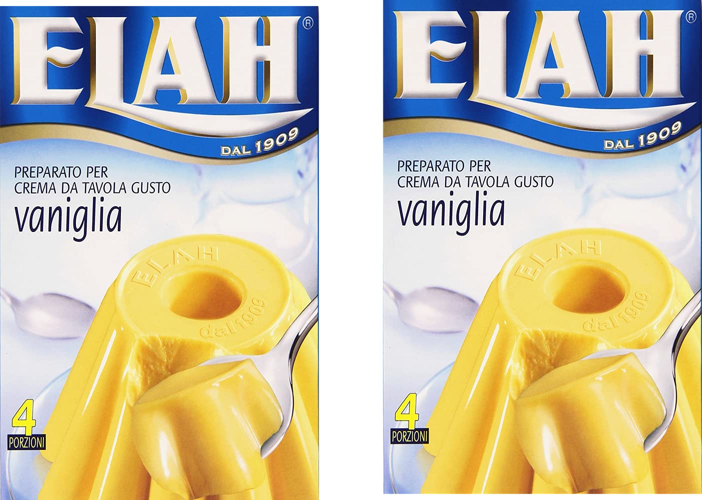 Elah Creamy Vanilla Pudding Mix 70g (Pack of 2) - Delicious Dessert for Parties, Baking & Quick Snacks