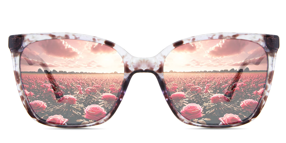 Elona Women's Prescription Tinted Glasses - Stylish & UV Protection for Reading, Driving & Outdoor Activities