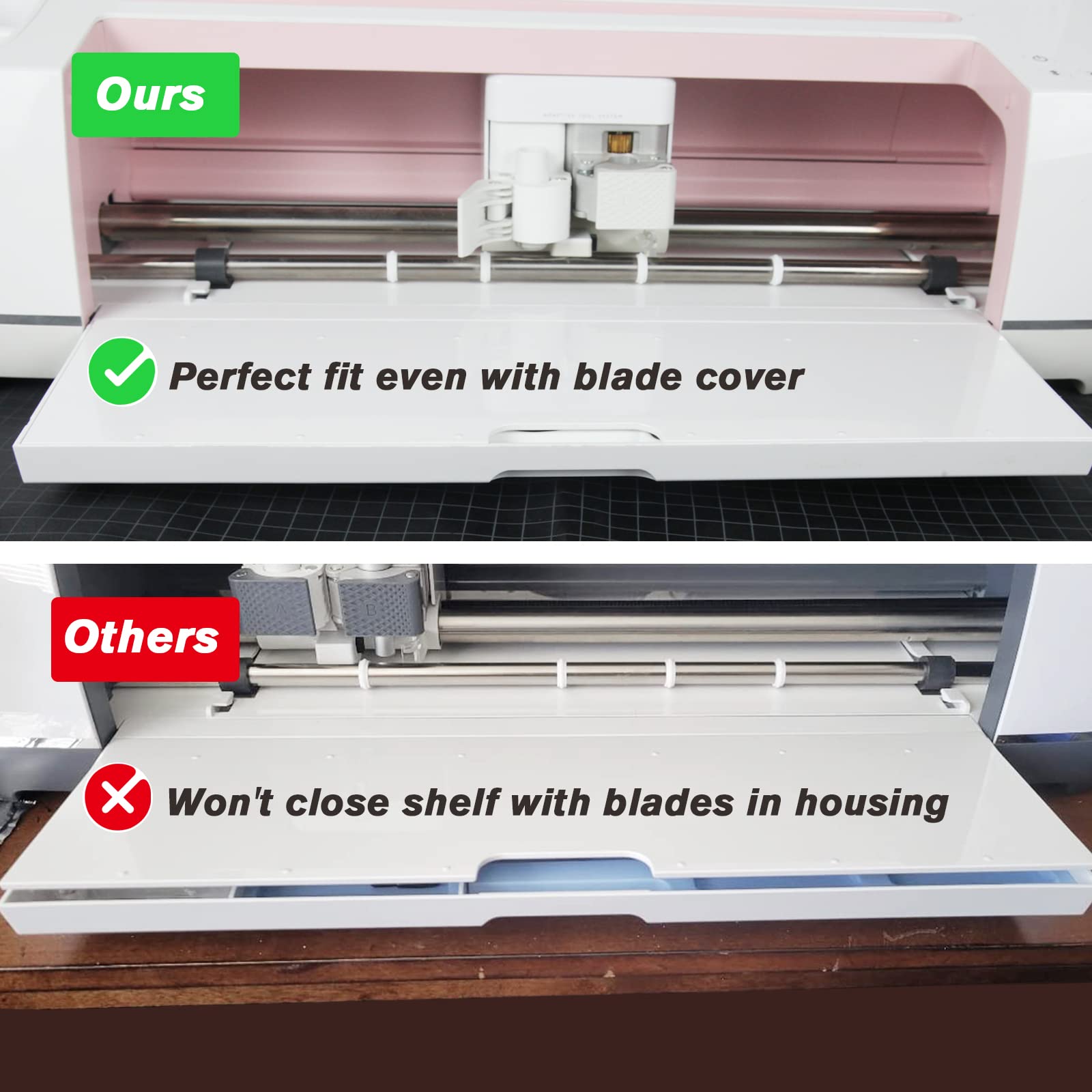 Tiga Tools Organizer Insert for Cricut Maker & Maker 3 - Premium Blade Storage Drawer & Cutting Tool Caddy | Perfect for Crafting, Scrapbooking & DIY Projects