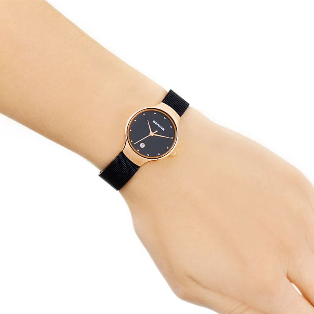 BERING 13326 262 Classic Women's Watch - Elegant Stainless Steel Analog Timepiece with Sapphire Crystal for Business & Formal Occasions