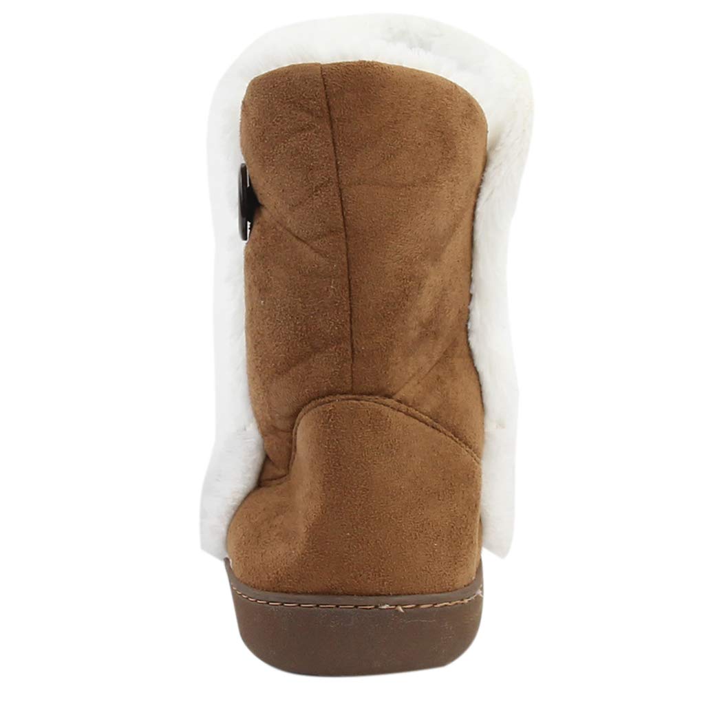 Women's Winter Warm Memory Foam House Slippers - Indoor/Outdoor Cozy Boots for Home, Comfortable Non-Slip Fuzzy Slippers for Relaxing, Lounging & Cold Weather Wear