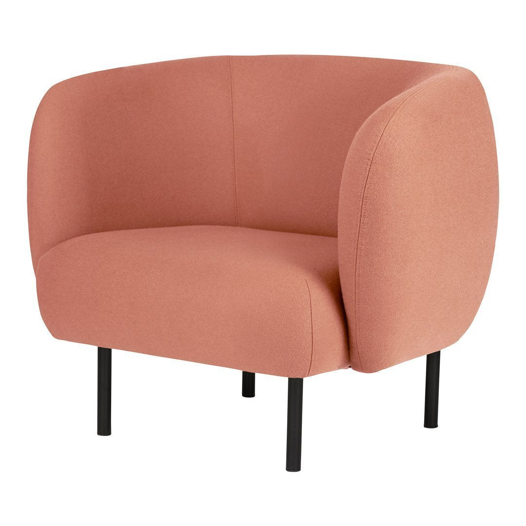 Luxury Cape Lounge Chair - Modern Accent Chair for Living Room, Bedroom & Office - Comfortable Reading Chair with Soft Cushions - Perfect for Relaxing, Napping & Home Decor
