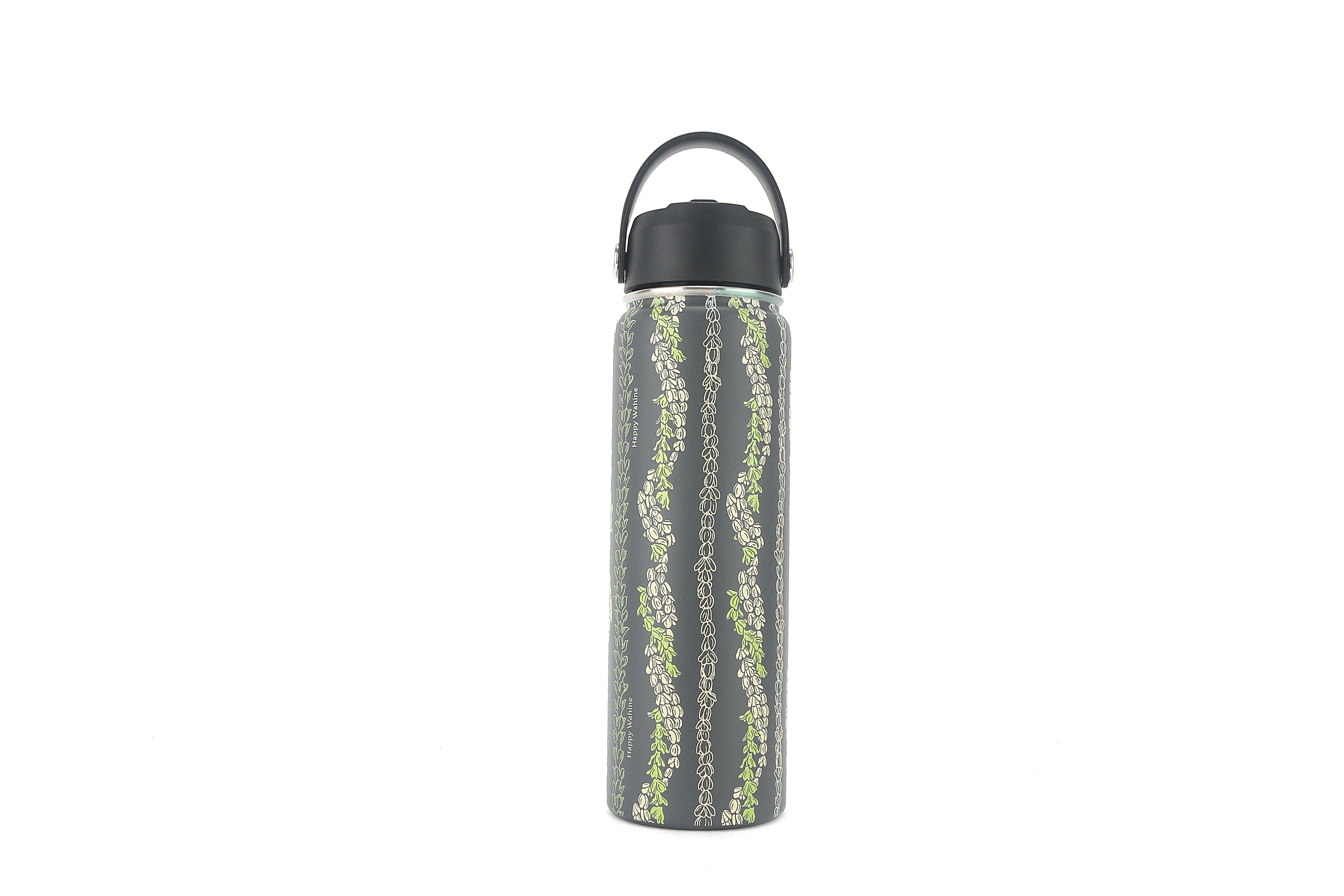 Pakalana Grey 24oz Insulated Water Bottle - Keeps Drinks Cold for 24 Hours & Hot for 12 Hours - Perfect for Hiking, Gym, Work & Outdoor Adventures